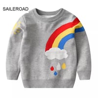 【kids】rainbow knit
