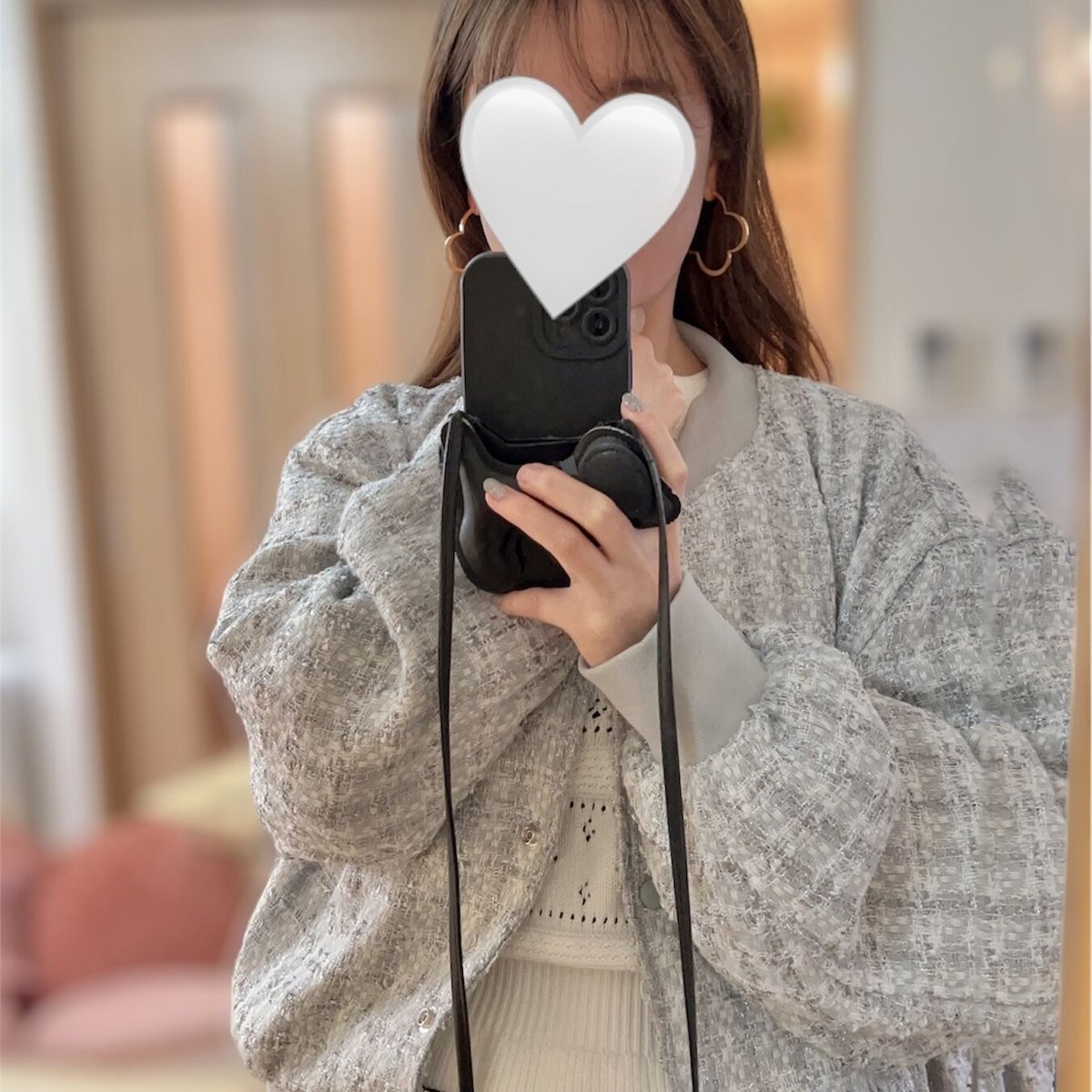 stainless】Clover hoop pierce | MINE kobe