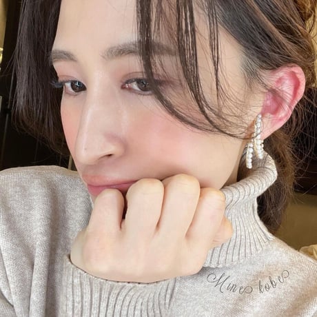 ear cuff screw pearl pierce