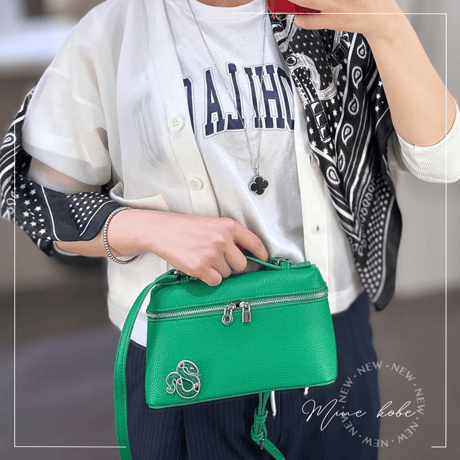 【MINEkobeオリジナル】animal charm 2way mini bag