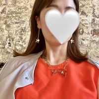 【stainless steel】STAR metal chain necklace