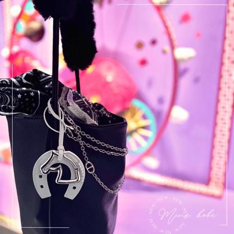 【MINEkobe original】horse pearl charm
