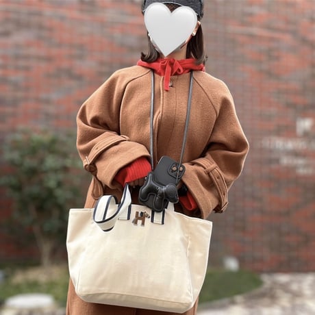 【MINEkobe original】initial canvas tote bag