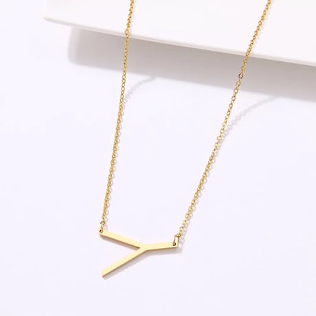 【stainless steel】initial necklace