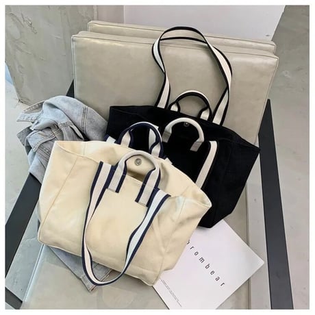 【MINEkobe original】initial canvas tote bag