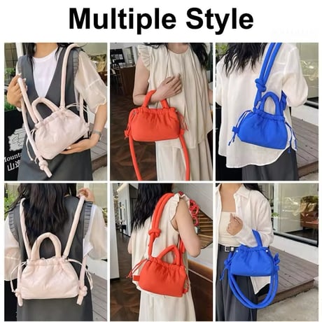 【MINEkobe original】original charm soft puff bag