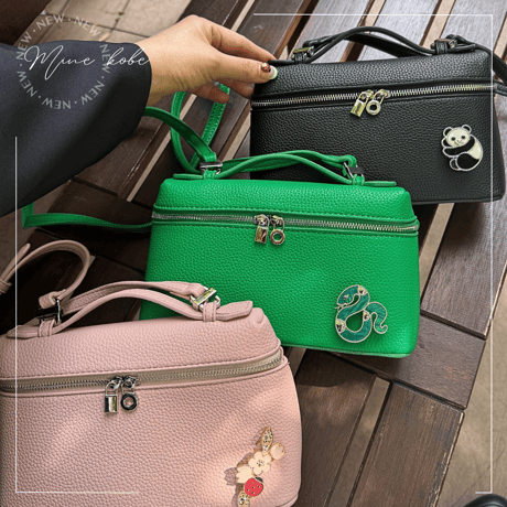 【MINEkobeオリジナル】animal charm 2way mini bag