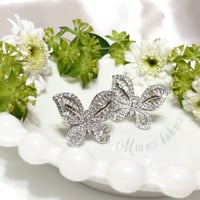 zircon bijou papillon pierce
