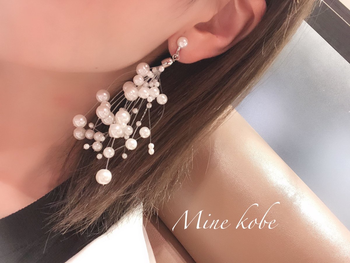 bubble pearl pierce earring | MINE kobe