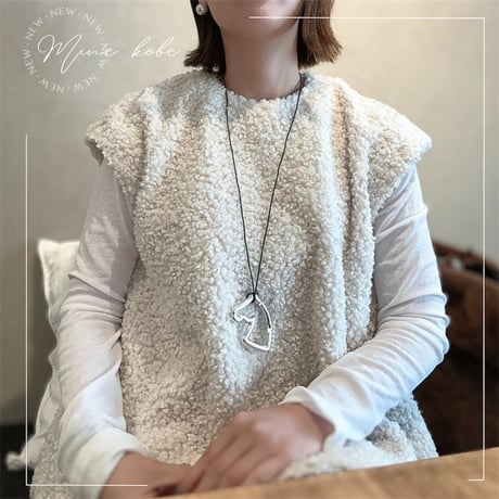【MINEkobe original】horse pearl charm
