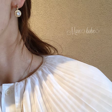 【silver925】MOISSANITE diamond circle pierce