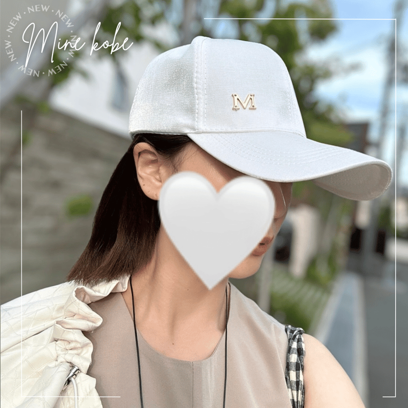 新品　M me eme エムミーエメ　3way ribbon cap　キャップ M me eme エムミーエメ 3way ribbon cap - メルカリ