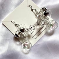 clear flower water bubble pierce