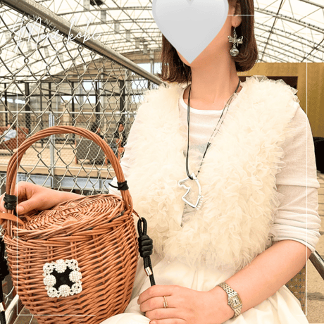 【MINEkobeオリジナル】jolie bijou basket bag
