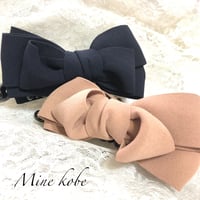 double ribbon big banana clip