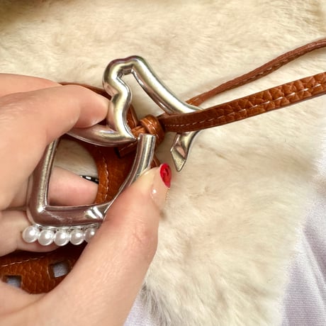 【MINEkobe original】horse pearl charm