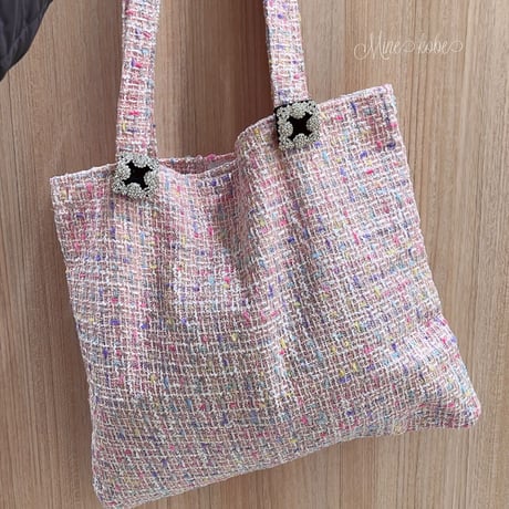 【MINEkobe original】tweed bag