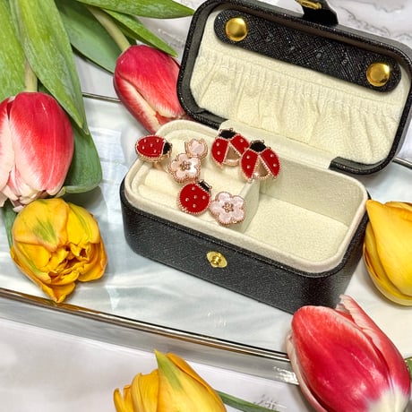 【silver925】ladybug twin pierce