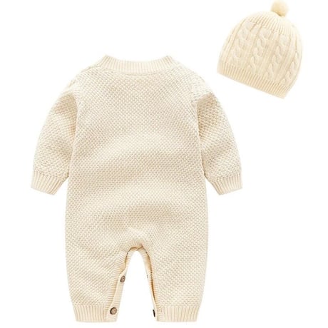 【 baby】knit rompers set