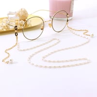 【送料無料】mask and eye glasses 2way pearl chain necklace