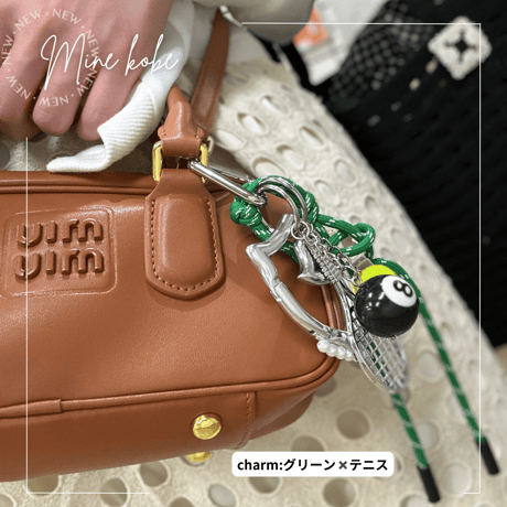 【MINEkobe original】original charm soft puff bag