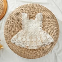 【baby】flower lace rompers dress