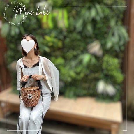 【MINEkobeオリジナル】jolie bijou basket bag