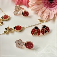 【silver925】ladybug earring