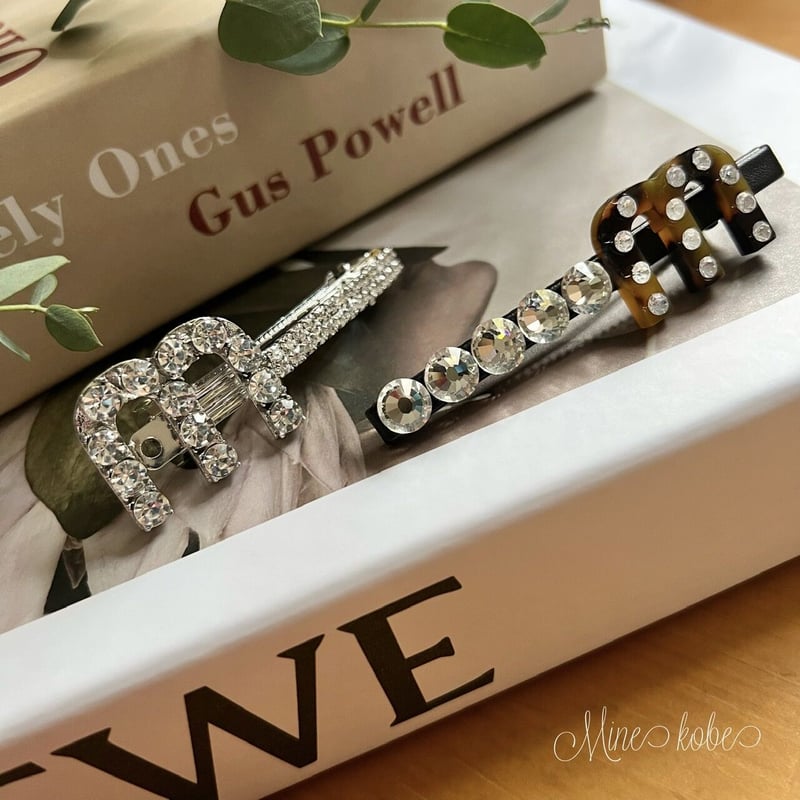 M initial bijou hairpin | MINE kobe