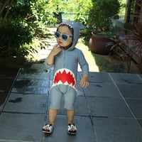 【kids】shark beach wear