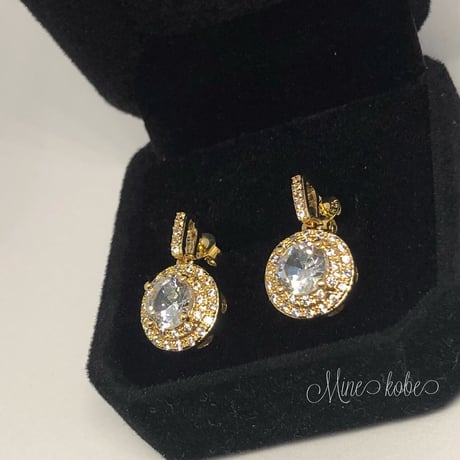 【silver925】MOISSANITE diamond circle pierce