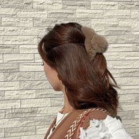 fur hair clip