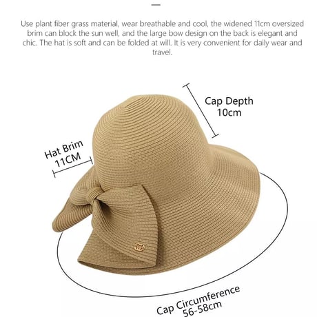 【即納可能】ribbon straw hat【送料無料】
