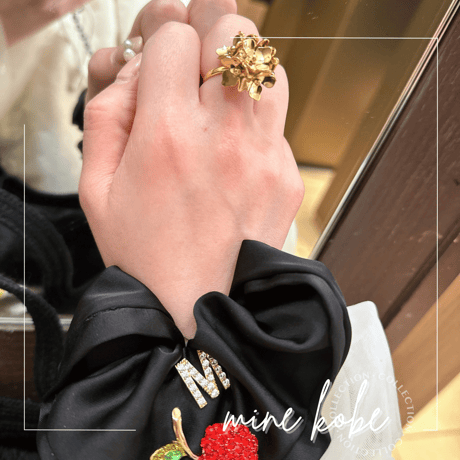 【stainless】fleur 2type ring