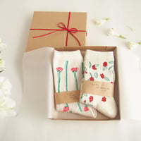 母の日にありがとう。お花靴下プレゼントBOX