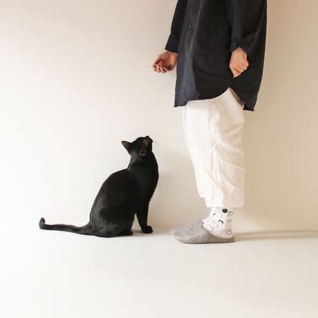 ねこ靴下（チャリティー作品）