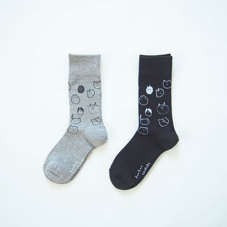 〈大きいサイズ/メンズ〉ねこ靴下（チャリティー作品）