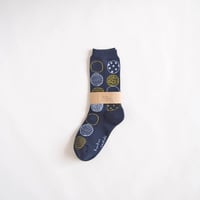 まる靴下（ネイビー）