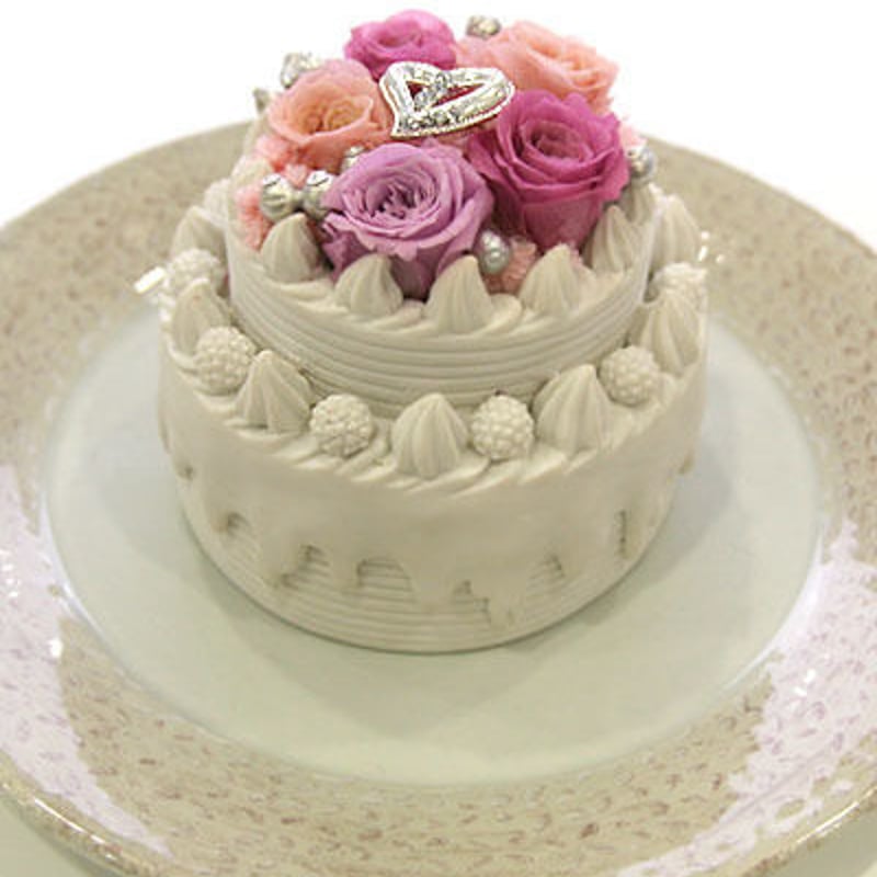 クリスマスにオススメ☆プリザーブドフラワーのデコレーションケーキ