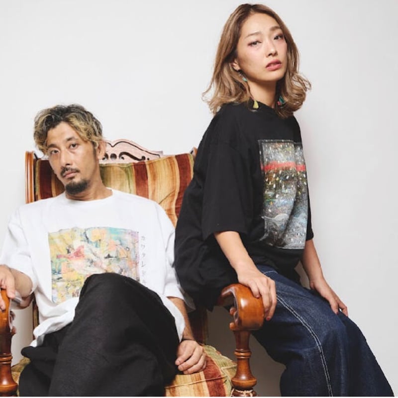 MARIKO OKAMOTO”Art series”-SAKURAU-桜雨- Tシャツ#230 MARIKO OKAMOTO”Art series”-SAKURAU-桜雨- Tシャツ#230