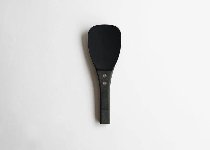 ★日本製★ プリンス工業「宴」フッ素樹脂しゃもじ 黒×肌【新品・未使用】 ☆日本製☆ プリンス工業「宴」フッ素樹脂しゃもじ 黒×肌【新品・未