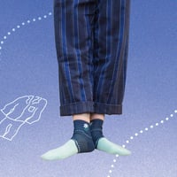 ETCHIRA OTCHIRA×YeYe collaboration SOCKS+CD　EVENING - "midnight"