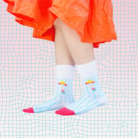 ETCHIRA OTCHIRA×YeYe collaboration SOCKS+CD　AFTERNOON - "hot"