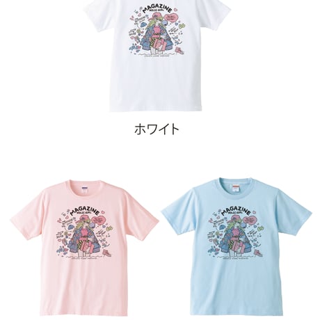 ジェニー・カオリ「MAGAZINE HOLIC GIRL」Tシャツ(Color)