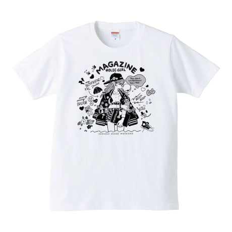 ジェニー・カオリ「MAGAZINE HOLIC GIRL」(Mono)Tシャツ