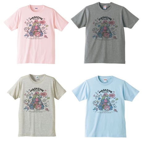 ジェニー・カオリ「MAGAZINE HOLIC GIRL」Tシャツ(Color)