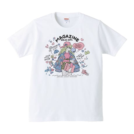 ジェニー・カオリ「MAGAZINE HOLIC GIRL」Tシャツ(Color)