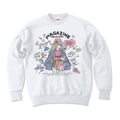 ジェニー・カオリ「MAGAZINE HOLIC GIRL」スウェット（Color）