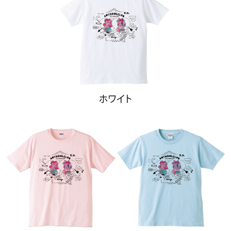 ジェニー・カオリ／ANTI_IDOL_CLUB_COLOR／Tee