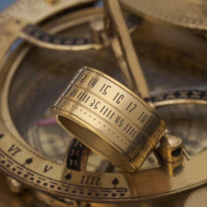Ring Clock Native- Gold (White LED) | Ring Clock